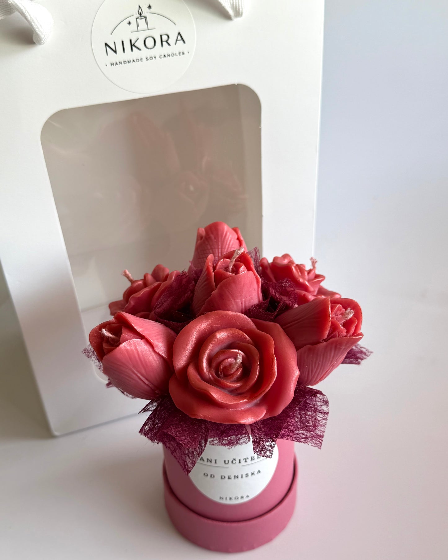 Wine red mini box