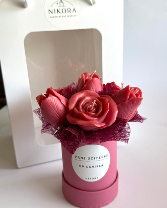 Wine red mini box